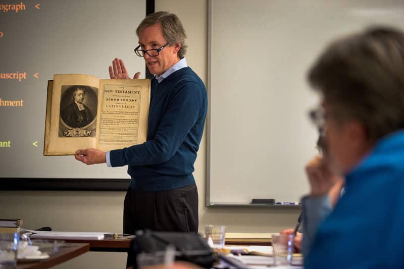 Michael Kuczynski teaching in classroom
